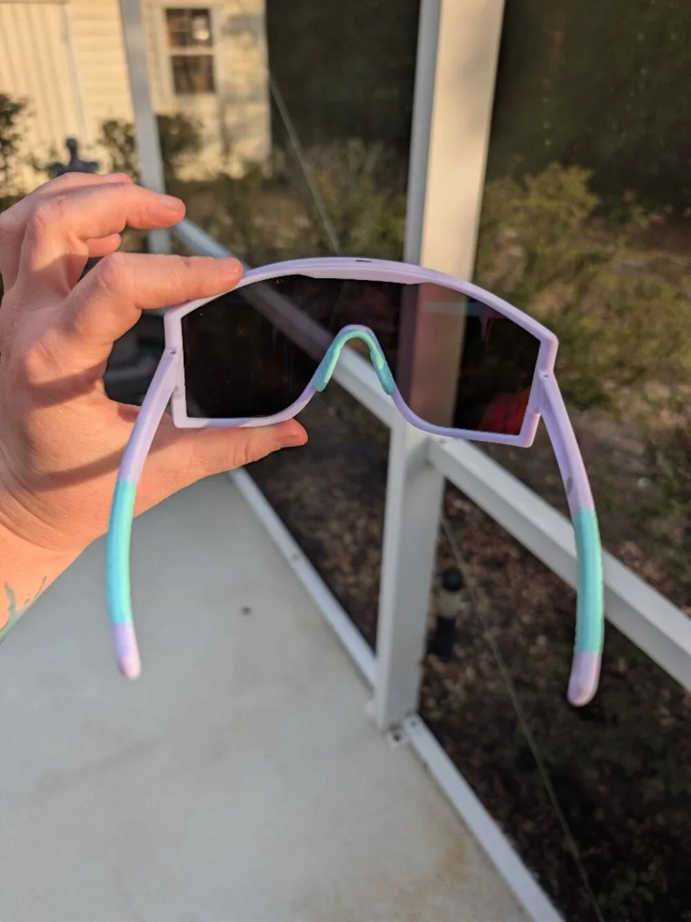 Authentic Pit Viper The Moontower Try-Hard Sunglasses Mirror Lens Blocks UVA/B